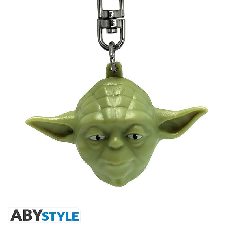 Portachiavi Star Wars Yoda testa 3D • Pop Cult Store
