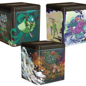 Carte Pokemon Stacking Tin Marzo 2025 Scatola Latta (x1 casuale) – Pokémon